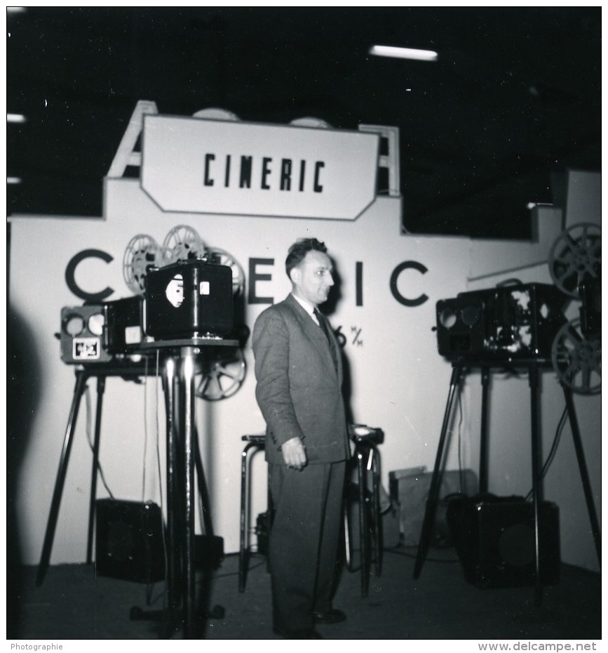 France Paris Salon Photo Ciné Son Stand Cineric Ancien Snapshot Amateur 1951 - Professions