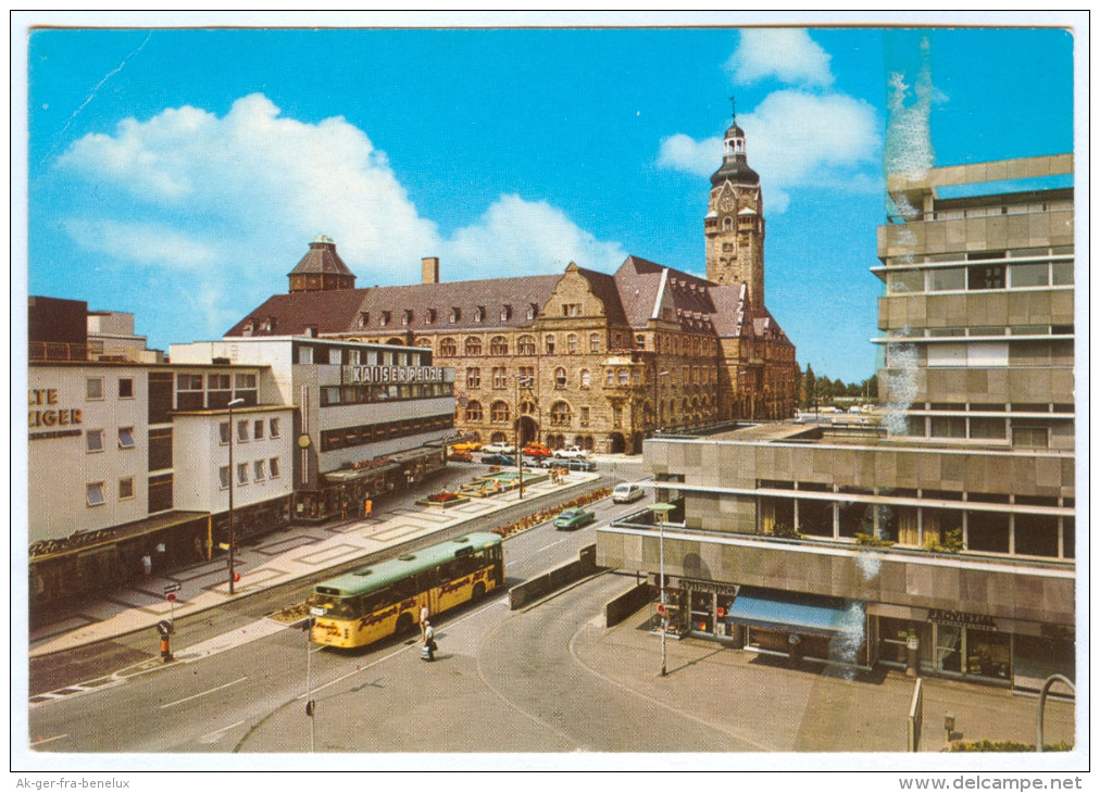 AK Remscheid Rathaus Fastenrath-Straße Autobus Bergisches Land Deutschland NRW Nordrhein-Westfalen Deutschland Germany - Remscheid