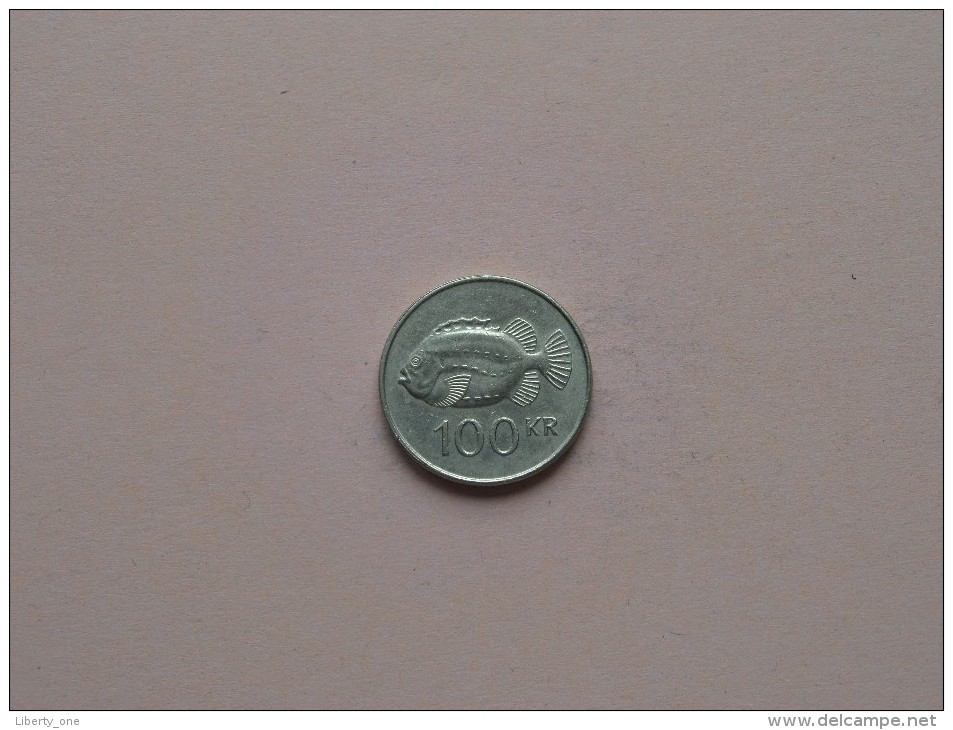 1995 - 100 KR - KM 35 ( Uncleaned Coin / For Grade, Please See Photo ) !! - Islandia