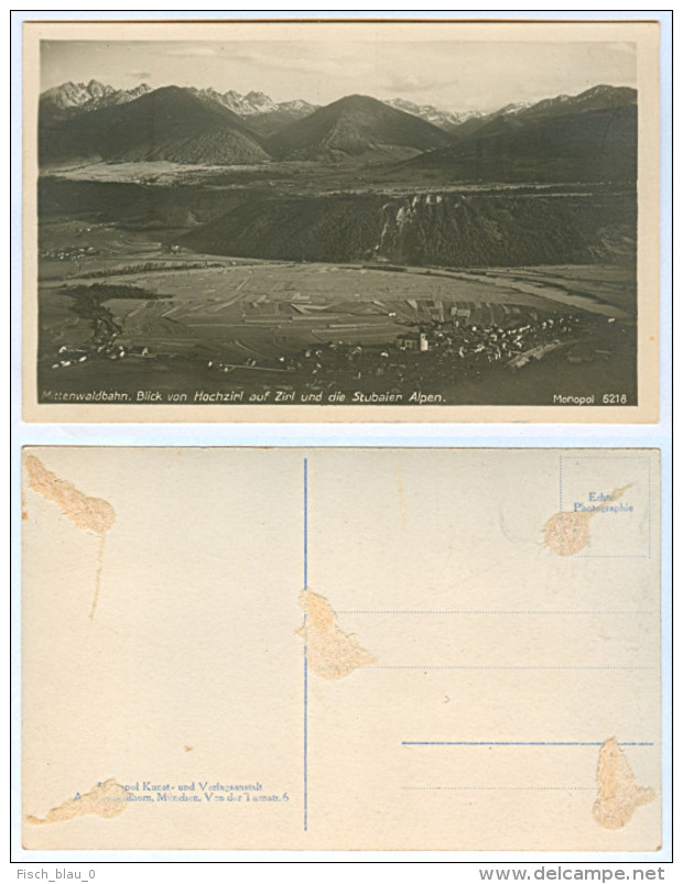 AK Tirol 6170 Zirl Im Inntal Mittenwaldbahn Stubaier Alpen Monopol Im Karwendel Österreich Autriche Austria Tyrol I. - Zirl