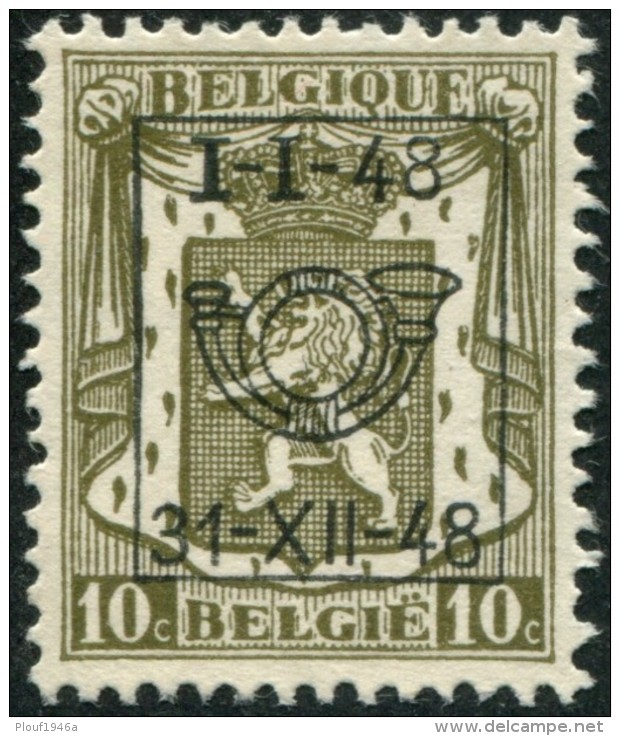 COB  Typo  575 - Typo Precancels 1936-51 (Small Seal Of The State)