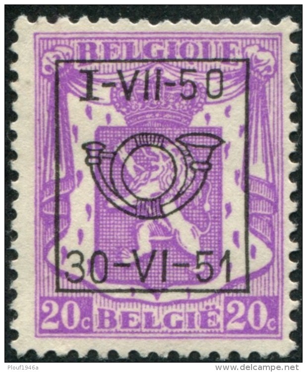 COB  Typo  606 - Typo Precancels 1936-51 (Small Seal Of The State)