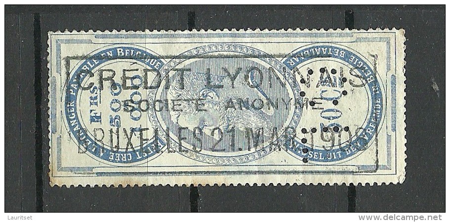 BELGIEN Belgium 0 1908 Revenue Fremdensteuer Tax - Timbres