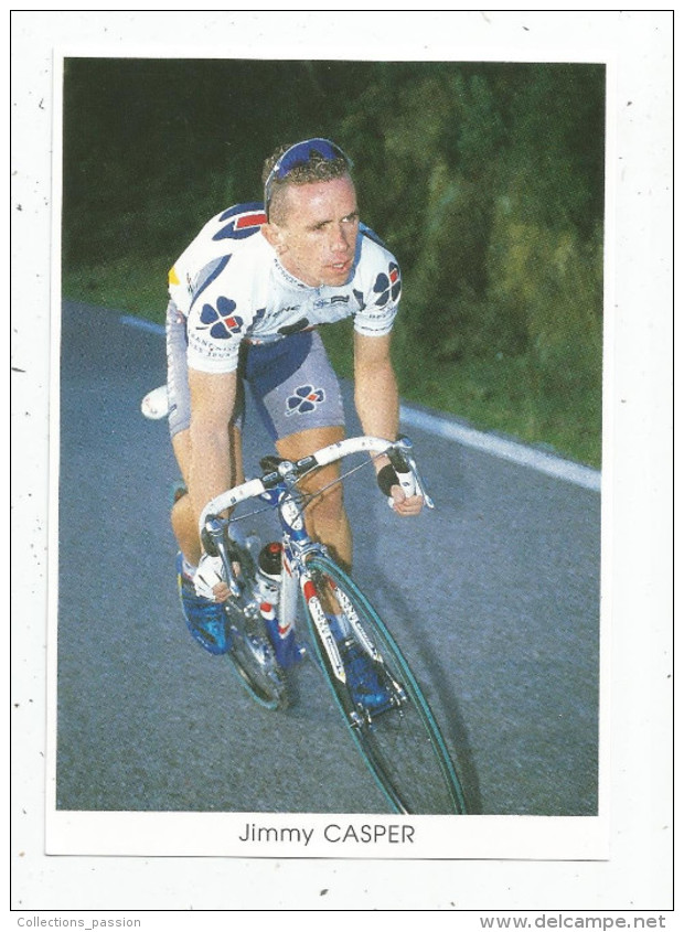 G-I-E , Cp , Sports , Cyclisme , équipe : Française Des Jeux , JIMMY CASPER , 2 Scans , 2001 - Cycling