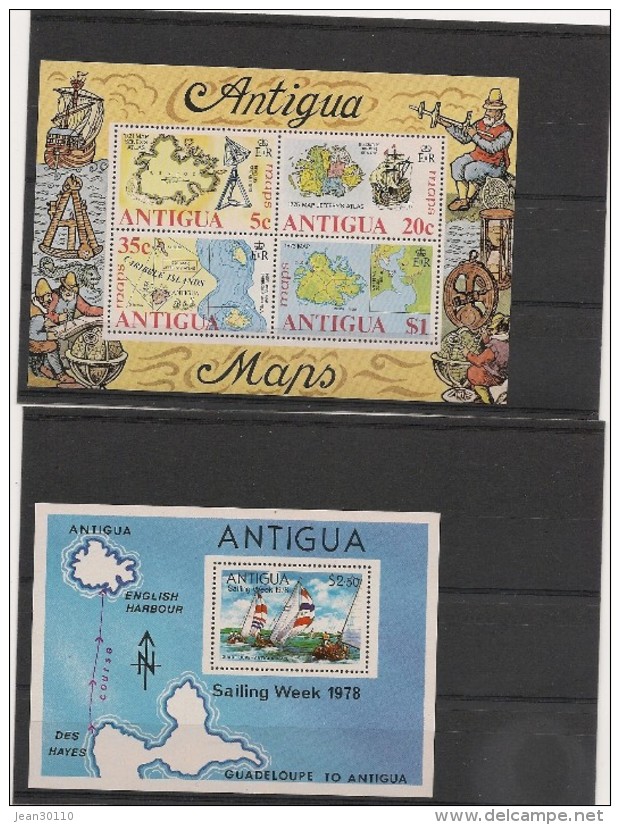 ANTIGUA  Blocs Années 1975/78 N°Y/T : 20-35 ** - Antigua Et Barbuda (1981-...)
