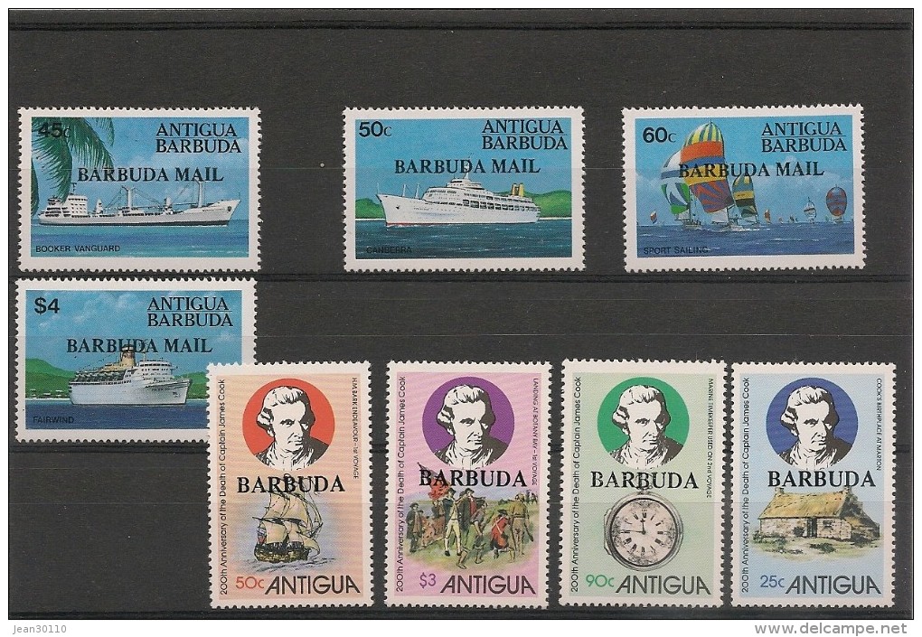 BARBUDA   Années 1978/79 N°Y/T : 381/84-445/48 ** - Antigua Et Barbuda (1981-...)