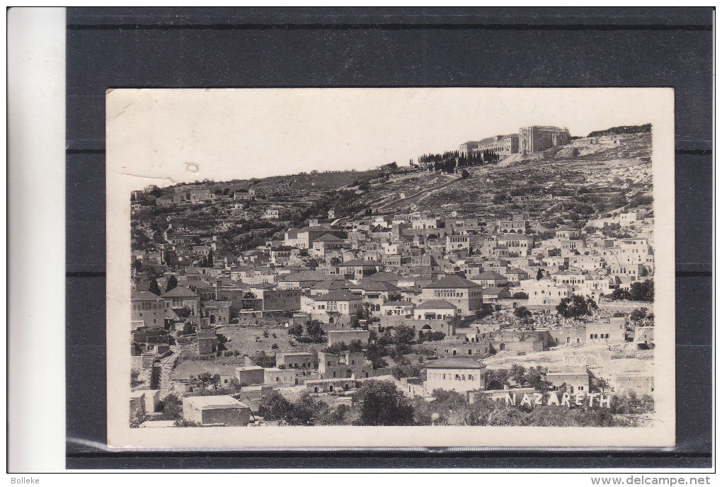 Palestine - Carte Postale De 1935 - Oblitération Nazareth - Expédié Vers La Belgique - Palestine