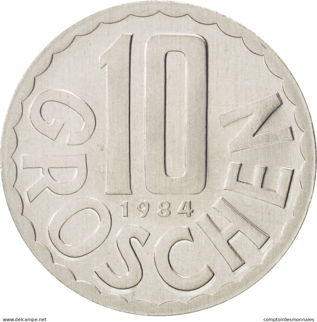 Monnaie, Autriche, 10 Groschen, 1984, Vienna, FDC, Aluminium, KM:2878 - Autriche