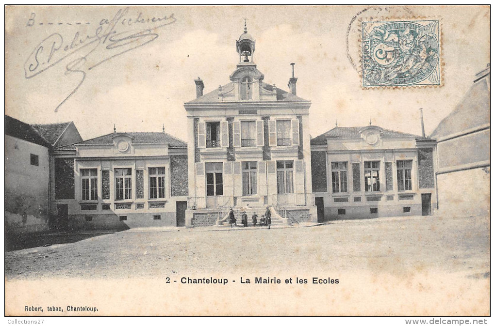 78- CHANTELOUP - LA MAIRIE ET LES ECOLES - Chanteloup Les Vignes