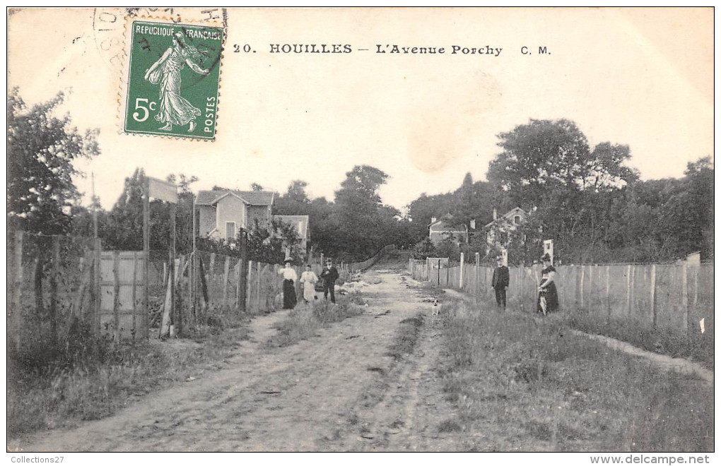 78- HOUILLES - L'AVENUE PORCHY - Houilles