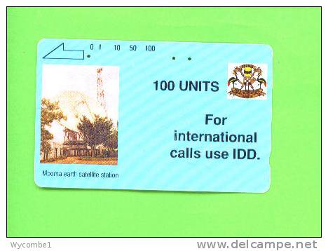 UGANDA - Magnetic Phonecard/Earth Station - Ouganda