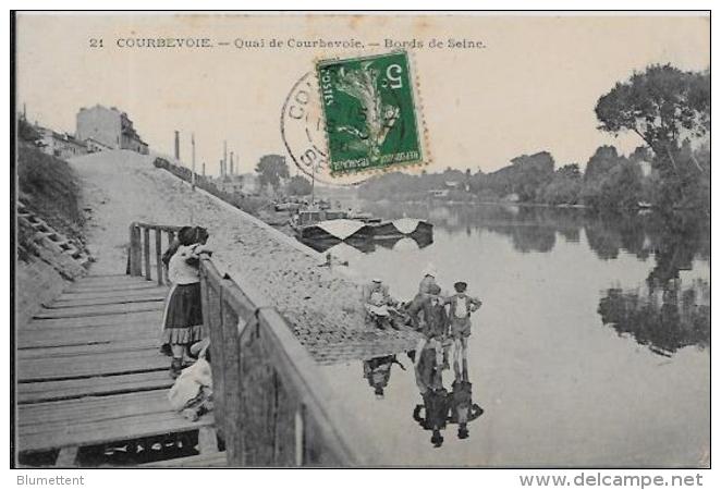 CPA Hauts De Seine Courbevoie Circulé - Courbevoie