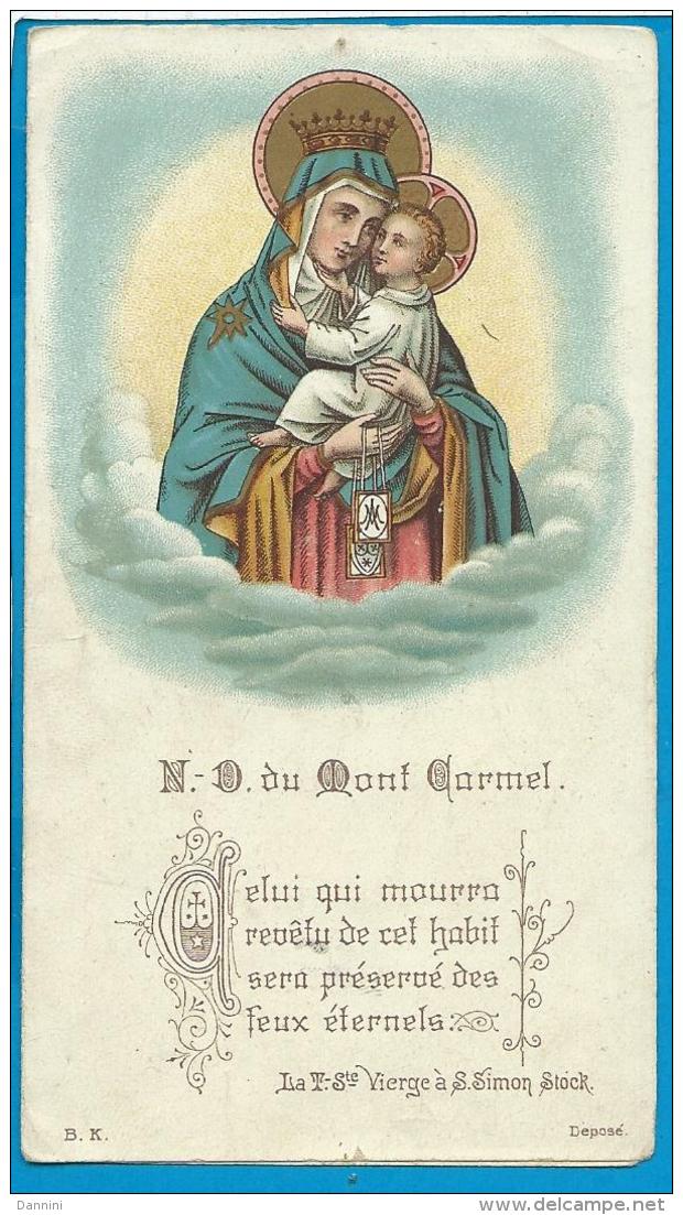Holycard      B.Kuehlen  M.Gladbach  Notre Dame Du Mont Carmel - Devotion Images