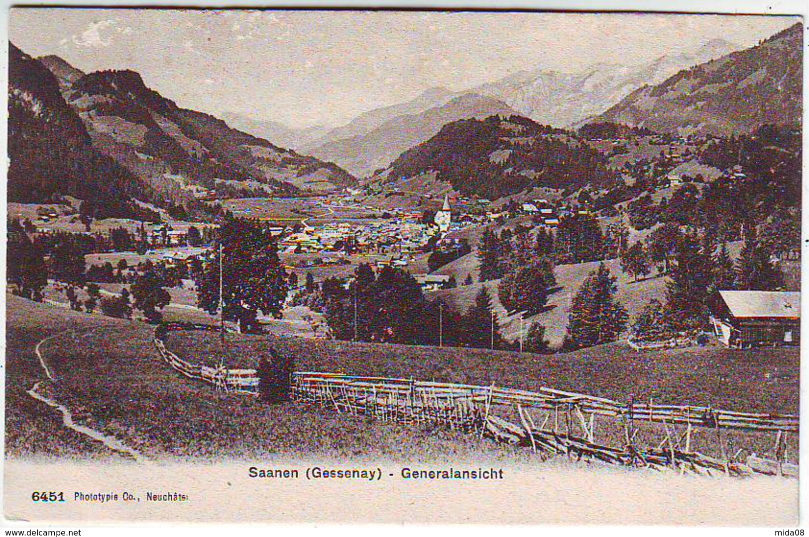 SAANEN . GESSENAY . GENERALANSICHT - Gessenay