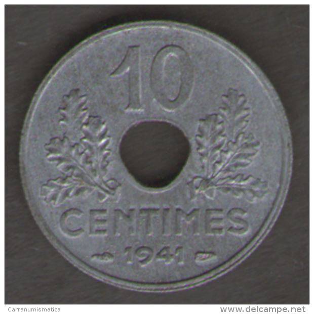 FRANCIA 10 CENTIMES 1941 ZINCO - Altri & Non Classificati