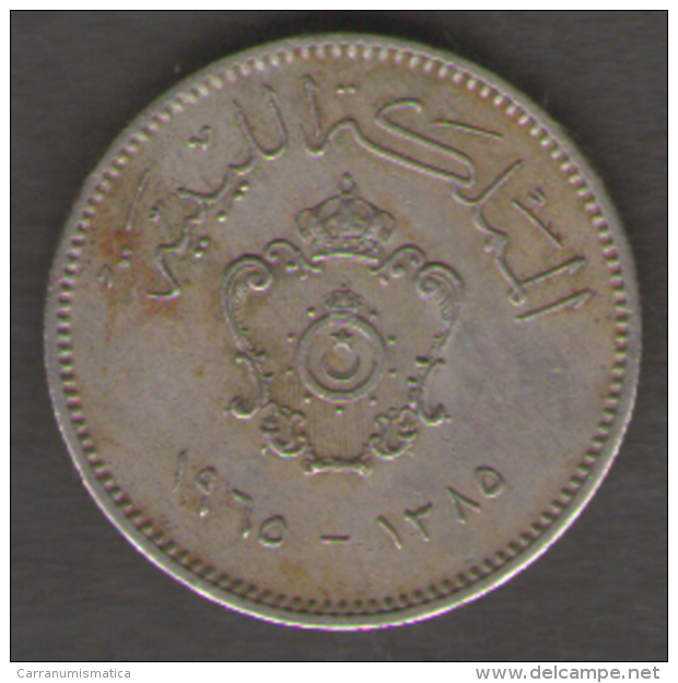 LIBIA 10 MILLIEMES 1965 - Libyen