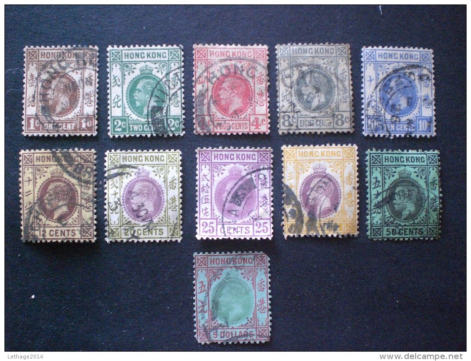 HONG KONG 1912 King George V Of The United Kingdom - Used Stamps