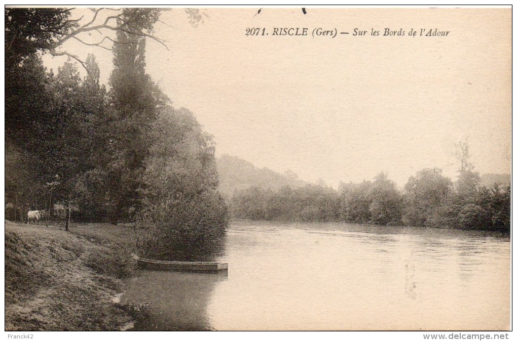 32. Riscle. Sur Les Bords De L'adour - Riscle