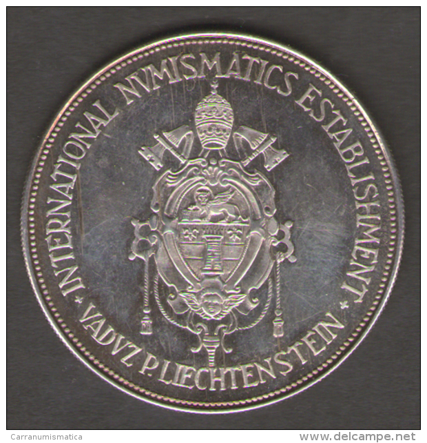 LIECHTENSTEIN - Papa GIOVANNI XXIII° INTERNATIONAL NUMISMATICS ESTABLISHMENT - Professionals / Firms