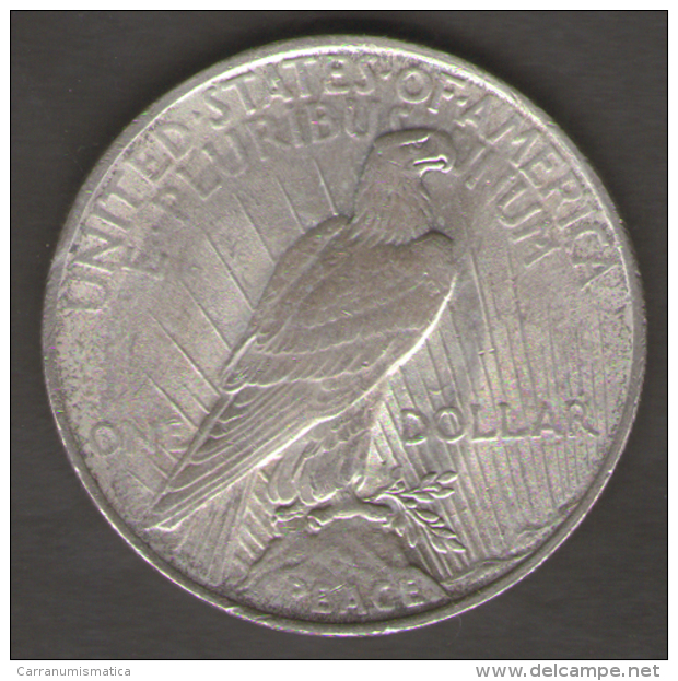 STATI UNITI ONE DOLLAR 1923 PEACE AG SILVER - 1921-1935: Peace (Pace)