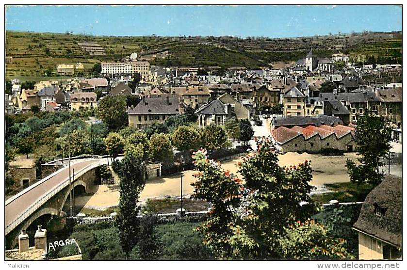 - Depts Divers - GG88-  Lozere - Marvejols - Vue Generale - Pont De Peyre - Usine - Usines - Industrie -carte Bon Etat - - Marvejols