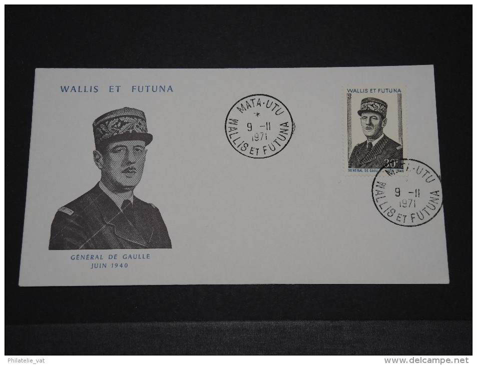 WALLIS ET FUTUNA - FDC Paire Du Gal De Gaule - Nov 1971 - A Voir - P18652 - FDC