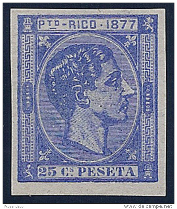 ESPAÑA/PUERTO RICO 1877 - Edifil #16s - MNH ** - Puerto Rico