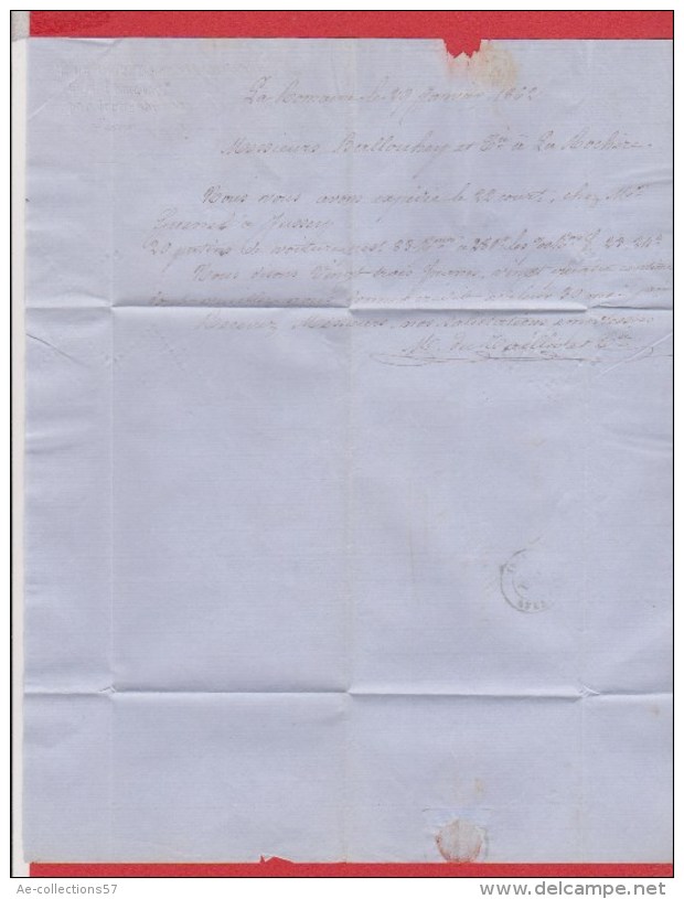 Lettre De Frétigney      --  Pour La Rochère   --  31 Janv 1862  --  Boite Rurale A - 1849-1876: Période Classique