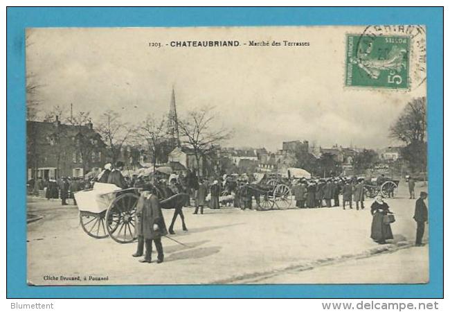 CPA 1203 - Métier Marchands Ambulants Marché Des Terrasses CHATEAUBRIAND 41 - Châteaubriant