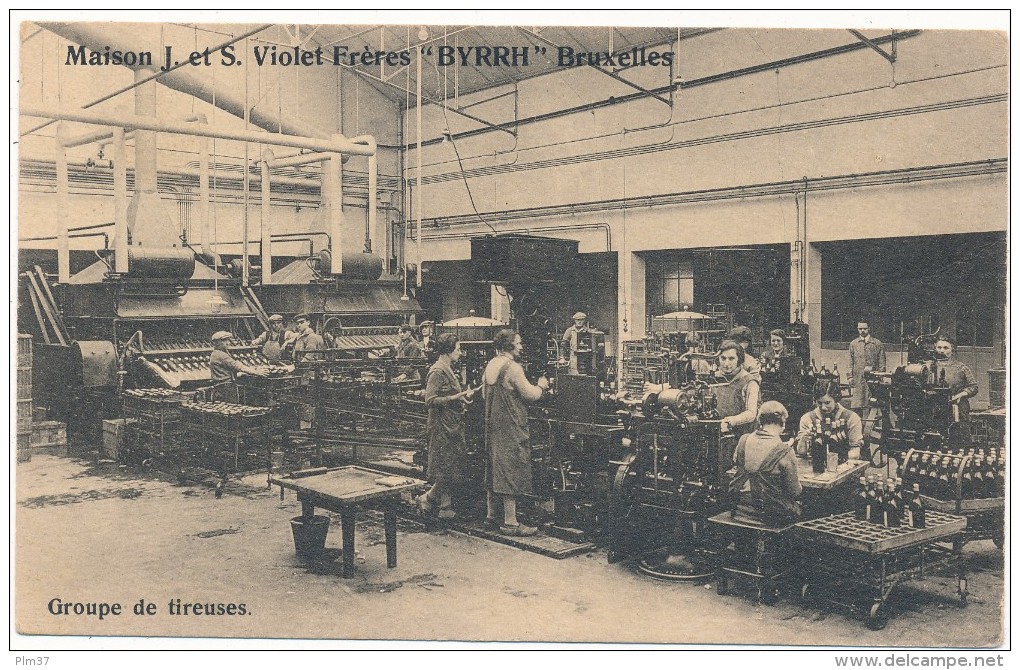 BRUXELLES - Maison Violet Frères - BYRRH, Groupe De Tireuses - Straßenhandel Und Kleingewerbe