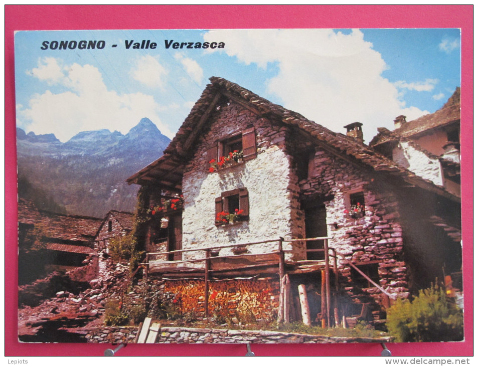 Suisse - Sonogno - Valle Verzasca - Jolis Timbres - 1972 - Scans Recto-verso - Sonogno