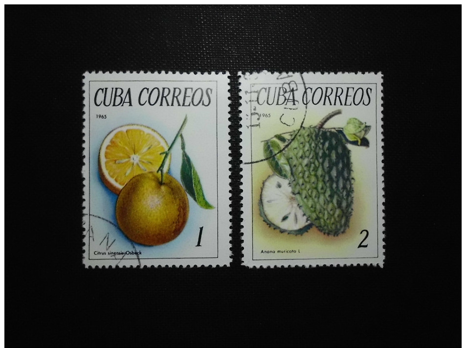 Cuba  1965    Tropical Fruits - Oblitérés