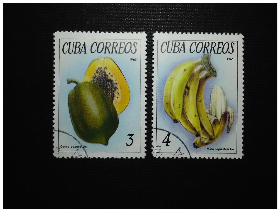 Cuba  1965    Tropical Fruits - Oblitérés