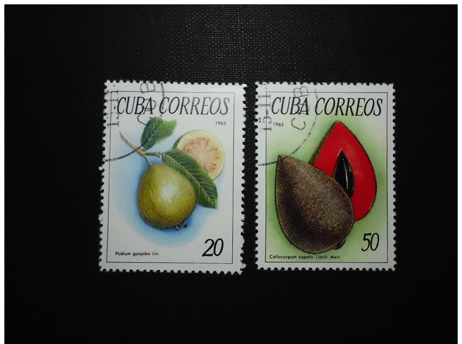 Cuba  1965    Tropical Fruits - Oblitérés