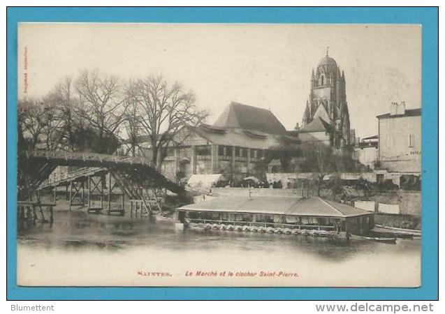 CPA - La Marché Et Le Clocher Saint-Pierre SAINTES 17 - Saintes