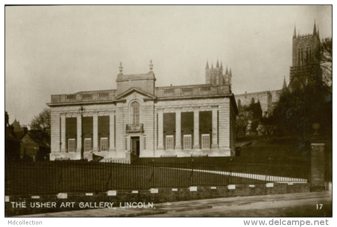 GB LINCOLN / The Usher Art Gallery / CARTE GLACEE - Lincoln