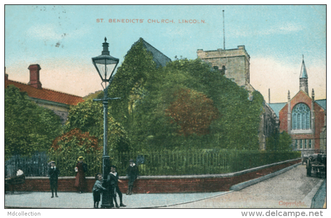 GB LINCOLN / Saint-Benedicts' Church / CARTE COULEUR - Lincoln