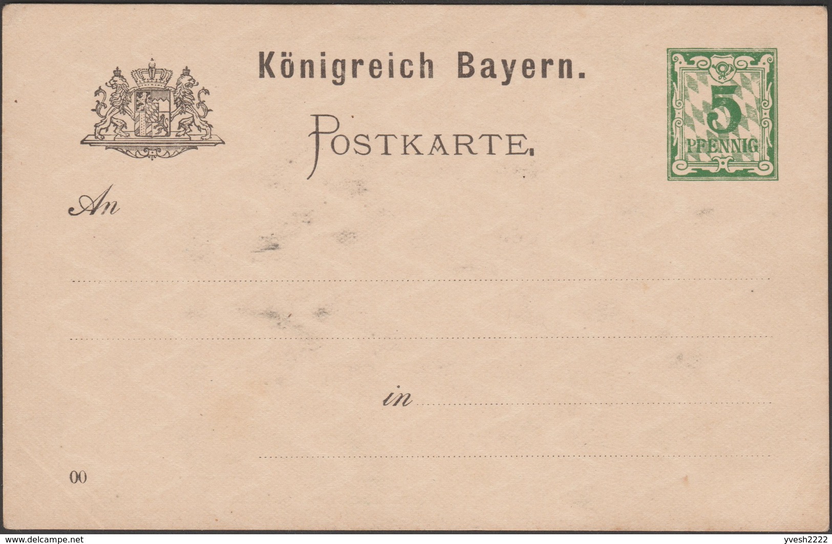 Bavière 1900. Carte Postale, Entier TSC. Fête De La Musique, Nuremberg. Château De Nürnberg, Fanfare, Partition - Music