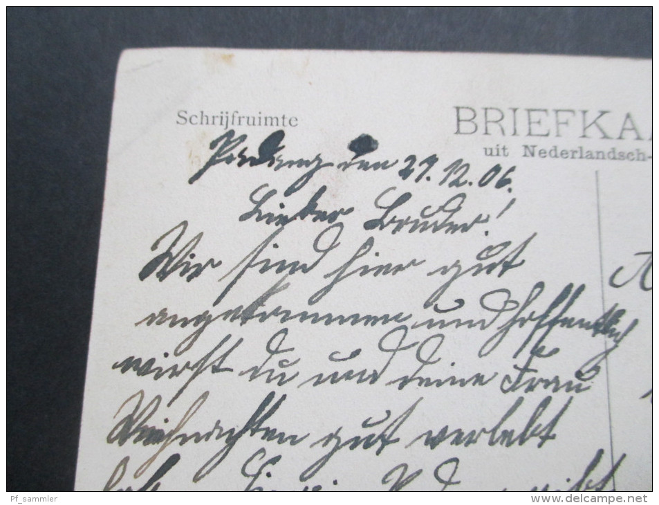 AK 1906 Seltene Karte Ayer Mantjoer. Padang Pandjang. Soldaten / Kolonie. Schrijfruimte. Wasserfall. Tolle Karte. RAR - Indes Néerlandaises