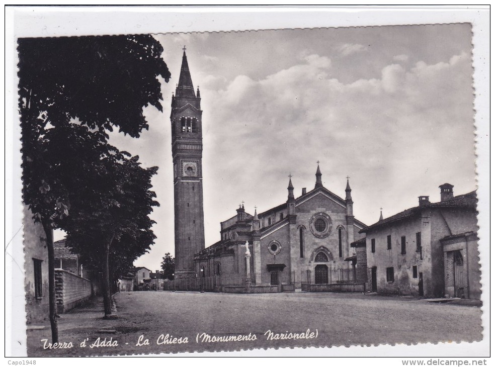 CARD TREZZO D'ADDA  CHIESA  (MILANO) -FG-N-2   -0882-25323 - Milano