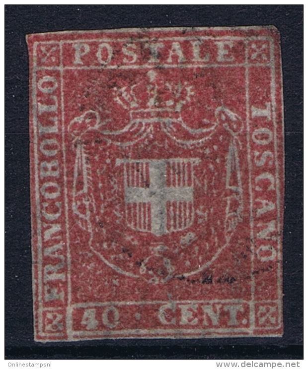 Toscana  Sa 21  Mi 21  Used Obl. 1860 - Tuscany