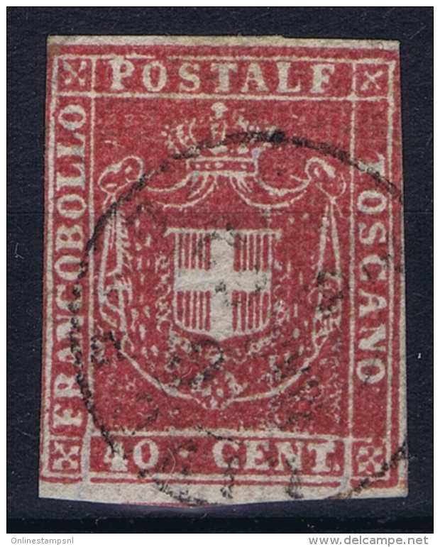 Toscana  Sa 21  Mi 21  Used Obl. 1860 - Tuscany