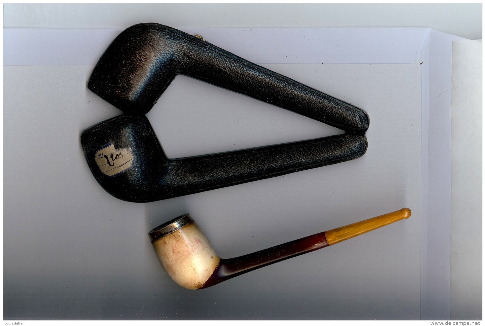 1 Pipe En écume De Mer Ancienne Déjà Fumée  Avec Son étui    GOETSCH     4 - Meerschaum Pipes