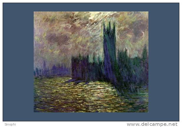 A58-83  @   France Impressionisme Oil Painting Claude Monet  , ( Postal Stationery , Articles Postaux ) - Impresionismo