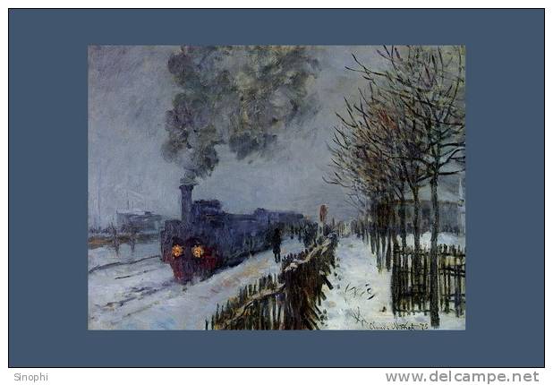 A58-78  @   France Impressionisme Oil Painting Claude Monet  , ( Postal Stationery , Articles Postaux ) - Impresionismo