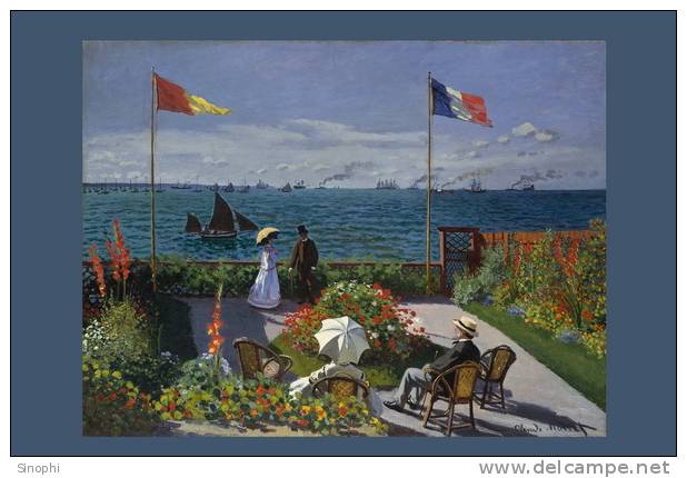 A58-75  @   France Impressionisme Oil Painting Claude Monet  , ( Postal Stationery , Articles Postaux ) - Impresionismo