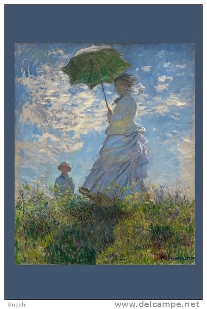 A58-53  @   France Impressionisme Oil Painting Claude Monet  , ( Postal Stationery , Articles Postaux ) - Impresionismo