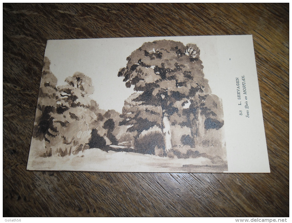 CPA Sous Bois En Morvan - N°53 - Signé Lucien Seevagen Artiste Peintre(1887-1959) - Autres & Non Classés