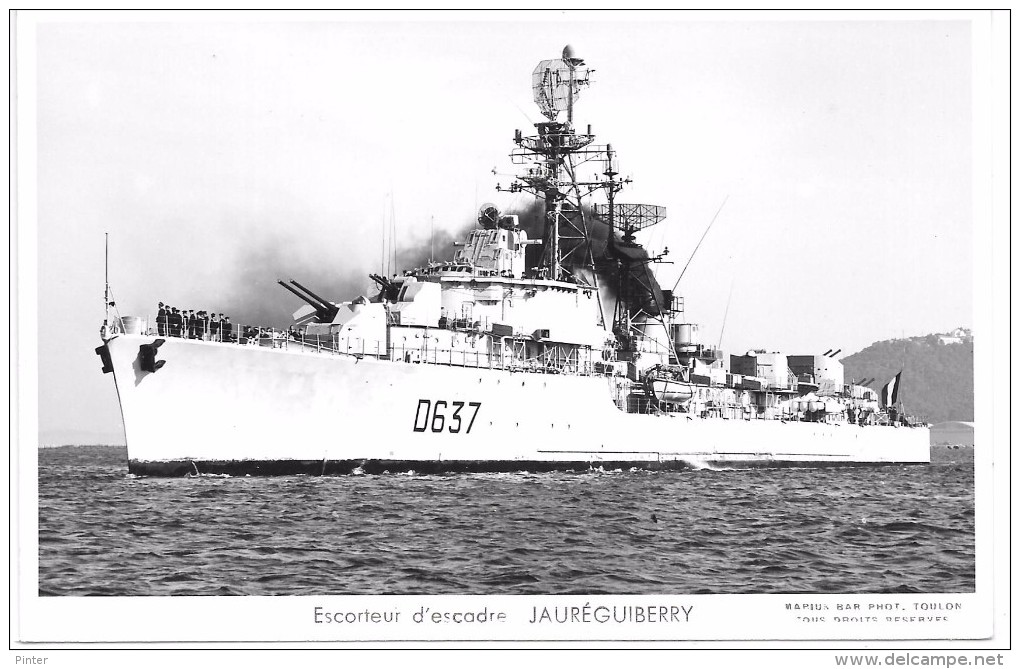 ESCORTEUR D´ESCADRE JAUREGUIBERRY - Guerra