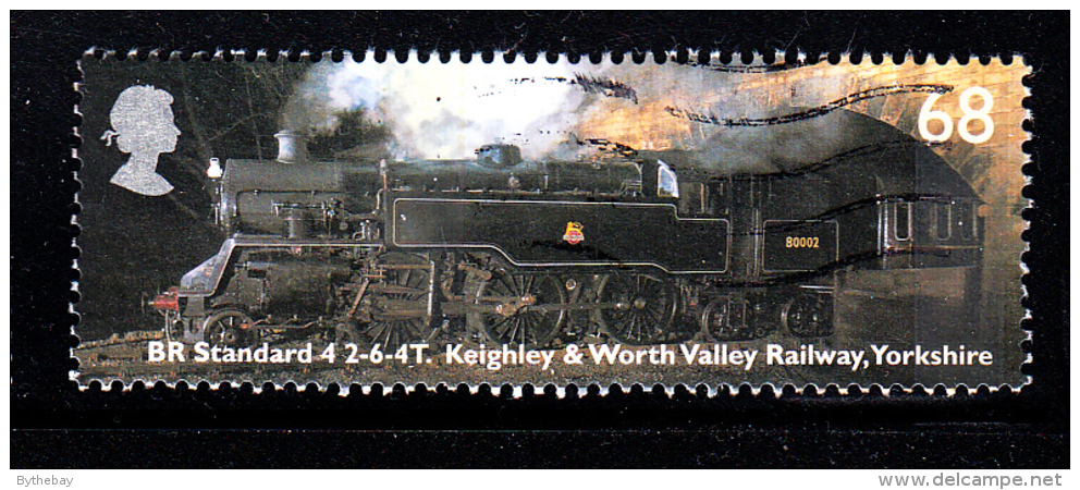 Great Britain Used Scott #2177 68p BR Standard  2-6-4T. Keighley & Worth Valley Railway, Yorkshire - Usati